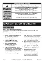 Preview for 2 page of Bunker Hill Security 62447 Owner'S Manual & Safety Instructions