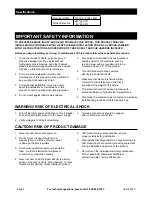 Preview for 2 page of Bunker Hill Security 64910 Owner'S Manual & Safety Instructions