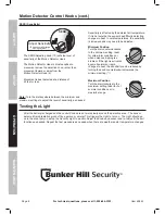 Preview for 8 page of Bunker Hill Security 69643 Owner'S Manual