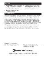 Preview for 4 page of Bunker Hill Security 97644 Owner'S Manual And Safety Instructions