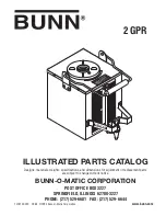 Bunn 2 GPR Illustrated Parts Catalog предпросмотр