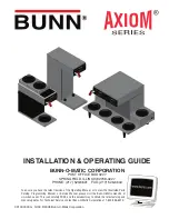 Bunn AXIOM 35-3 Installation & Operating Manual preview