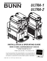 Bunn BUNN-O-MATIC ULTRA-1 Installation & Operating Manual preview