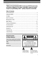 Preview for 3 page of Bunn BX-B Use And Care Manual