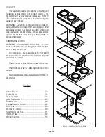 Preview for 22 page of Bunn CDBC-DV Operating & Service Manual