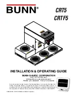 Bunn CRT5 Installation & Operating Manual preview