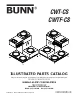 Bunn CWT-CS Illustrated Parts Catalog preview