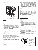 Preview for 19 page of Bunn CWTF-APS-MV Operating & Service Manual