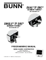 Preview for 1 page of Bunn DUAL SH DBC WITH SMART FUNNEL DUAL068000 Programming Manual