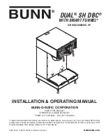 Bunn DUAL SH DBC WITH SMART FUNNEL Installation & Operating Manual preview