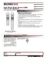 Preview for 1 page of Bunn Easy Clear EQ-11-TL Specification