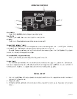 Предварительный просмотр 5 страницы Bunn G9-2T DB Installation And Operating Manual