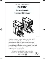 Preview for 1 page of Bunn GR Use And Care Manual