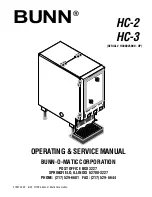 Bunn HC-2 Operating & Service Manual предпросмотр