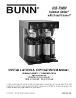 Предварительный просмотр 1 страницы Bunn ICB-TWIN Installation And Operating Manual