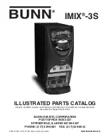 Bunn iMIX-3S Illustrated Parts Catalog preview