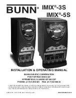 Preview for 1 page of Bunn iMIX-3S Installation & Operating Manual