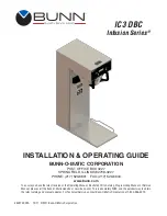 Preview for 1 page of Bunn Infusion Series Installation & Operating Manual