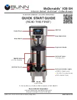 Preview for 1 page of Bunn Infusion Series Quick Start Manual