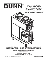 Preview for 1 page of Bunn ingle Multi- BrewWISEDBC WITH SMART FUNNELTM Installation And Operating Manual