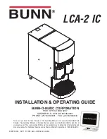 Bunn LCA-2 IC Installation & Operating Manual preview