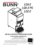 Bunn LCA-2 Installation & Operating Manual preview