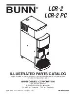 Bunn LCR-2 Illustrated Parts Catalog предпросмотр