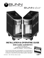 Bunn MCA Installation & Operating Manual preview