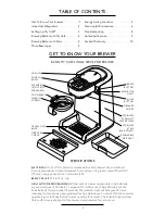 Preview for 3 page of Bunn My Cafe Use & Care Manual