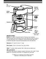 Preview for 2 page of Bunn NHBX-B Use And Care Manual