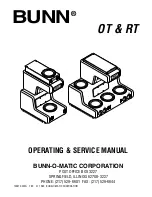 Preview for 1 page of Bunn OT Operating & Service Manual