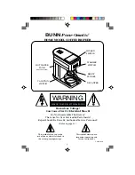 Preview for 3 page of Bunn Pour-Omatic GR-8 Use And Care Manual