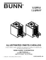 Bunn SAFETY-FRESH 1.5 GPR Illustrated Parts Catalog предпросмотр