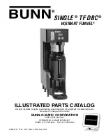 Bunn Single TF DBC Illustrated Parts Catalog предпросмотр