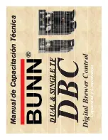 Bunn Single TF DBC Installation & Operating Manual предпросмотр