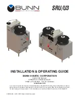 Bunn SRU/U3 Installation & Operating Manual preview