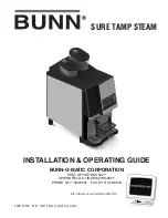 Preview for 1 page of Bunn SURE TAMP STEAM Installation & Operating Manual