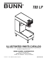 Предварительный просмотр 1 страницы Bunn TB3-LP Illustrated Parts Catalog