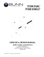 Bunn TITAN SINGLE Service & Repair Manual preview