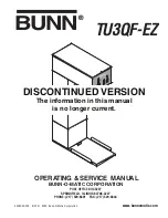 Bunn TU3QF-EZ Operating & Service Manual предпросмотр