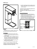 Preview for 21 page of Bunn TU3QF-EZ Operating & Service Manual