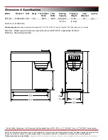 Preview for 2 page of Bunn VP17-1 Specification