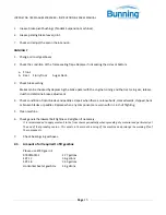 Preview for 17 page of BUNNING LoPro 670 Owner'S Manual