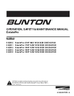 Bunton EstatePro series Operation Manual preview