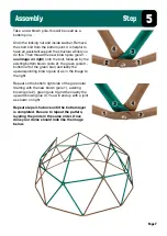 Preview for 7 page of Bunya Kids 3 Metre Climbing Dome Assembly Instructions Manual