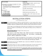 Предварительный просмотр 3 страницы Burcam 400505TW Installation Instructions Manual