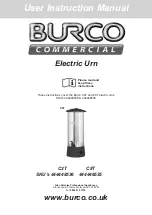 Burco C8T User Instruction Manual preview