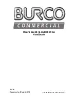 Preview for 1 page of Burco Cookcentre Electric Users Manual & Installation Handbook