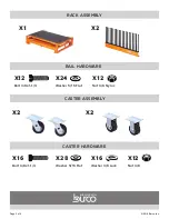 Preview for 2 page of Burco REDIRACKS PR Series Assembly & Instruction Manual