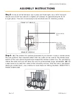 Preview for 5 page of Burco REDIRACKS V Series Assembly & Instruction Manual